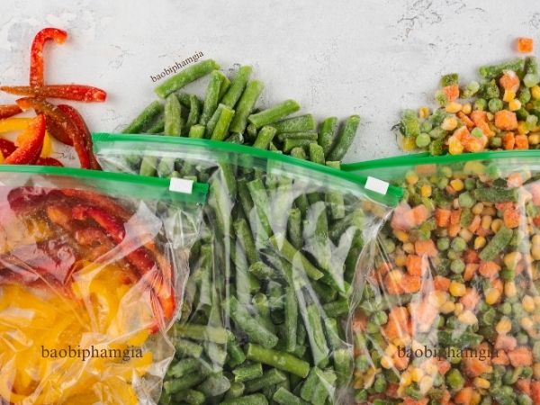 bao b&igrave; phạm gia t&uacute;i zip đựng rau củ