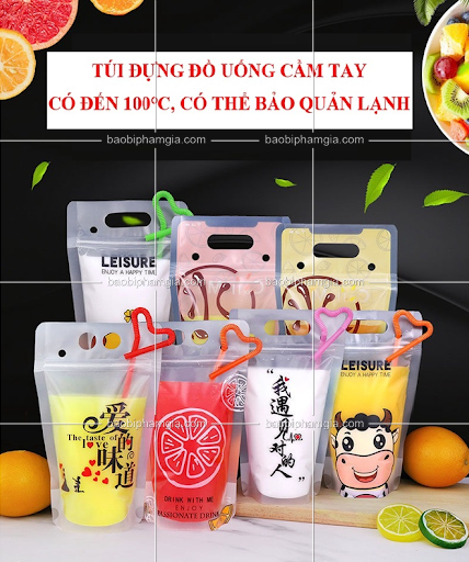 in t&uacute;i tr&agrave; chanh theo y&ecirc;u cầu