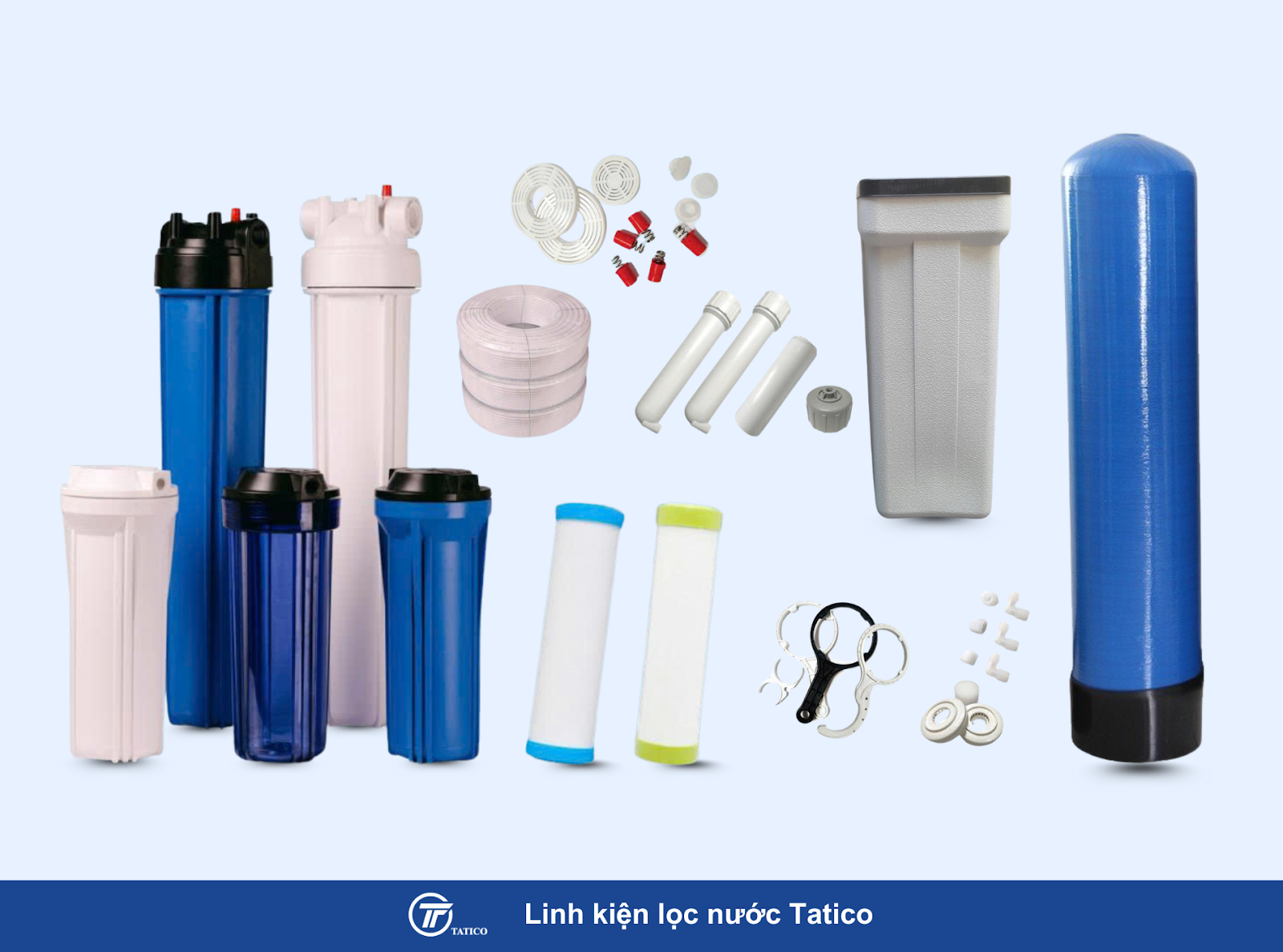 Tatico - đơn vị sản xuất và gia công linh kiện lọc nước theo yêu cầu