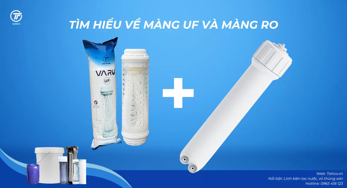 M&agrave;ng lọc UF Tatico v&agrave; m&agrave;ng lọc RO, hai loại m&agrave;ng UF v&agrave; m&agrave;ng RO c&oacute; thể c&ugrave;ng kết hợp trong 1 hệ thống lọc nước kh&ocirc;ng?